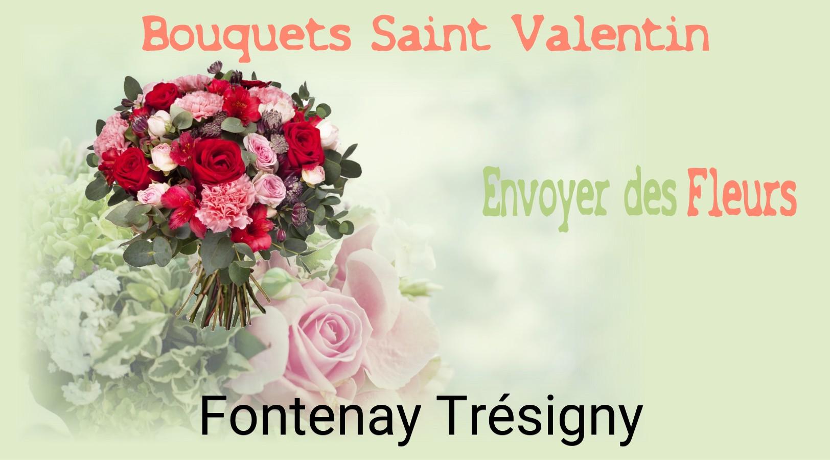 Roses de Saint-Valentin livrées à Fontenay-Trésigny